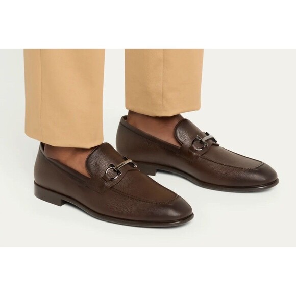 FERRAGAMO $995 Men\'s Foster Leather Loafers Size: 8.5 main image 5